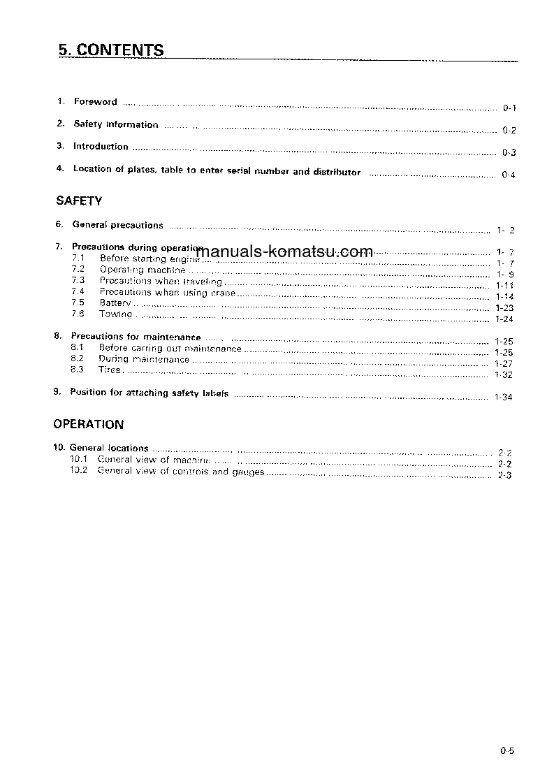 Protected: LW80-1(JPN) S/N 10001-UP Operation manual (English)