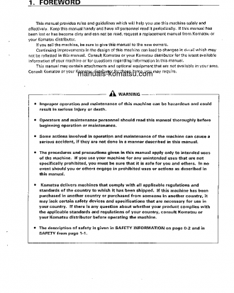 BR200S-1(JPN) S/N 1001-UP Operation manual (English)