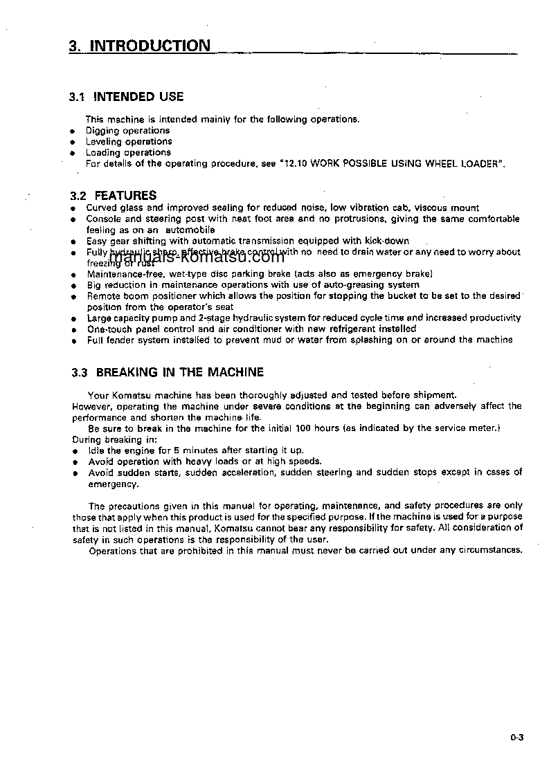 Protected: WA450-3(JPN) S/N 50001-UP Operation manual (English)