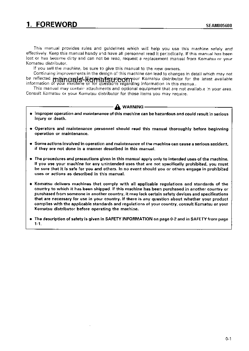 Protected: PC75UU-2(JPN) S/N 5001-UP Operation manual (English)