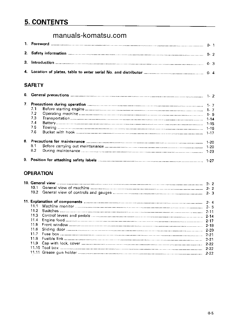 Protected: PC75UU-2(JPN) S/N 5001-UP Operation manual (English)