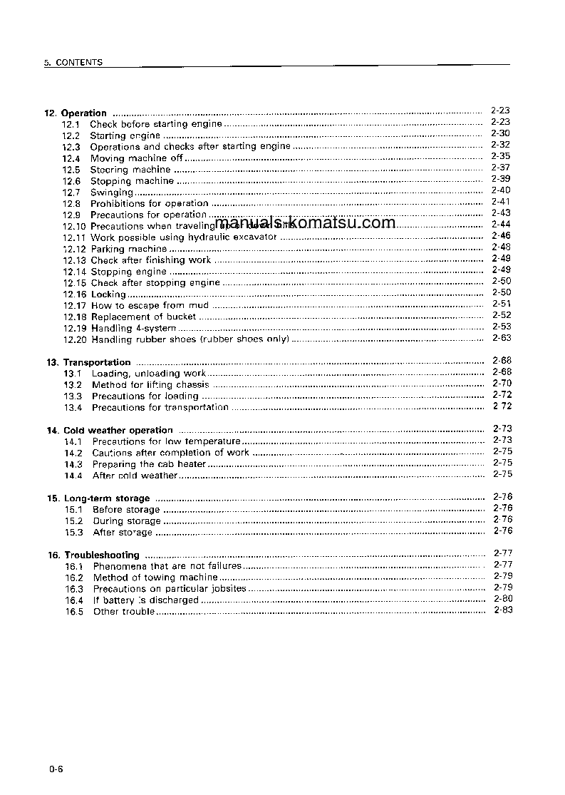 Protected: PC75UU-2(JPN) S/N 5001-UP Operation manual (English)