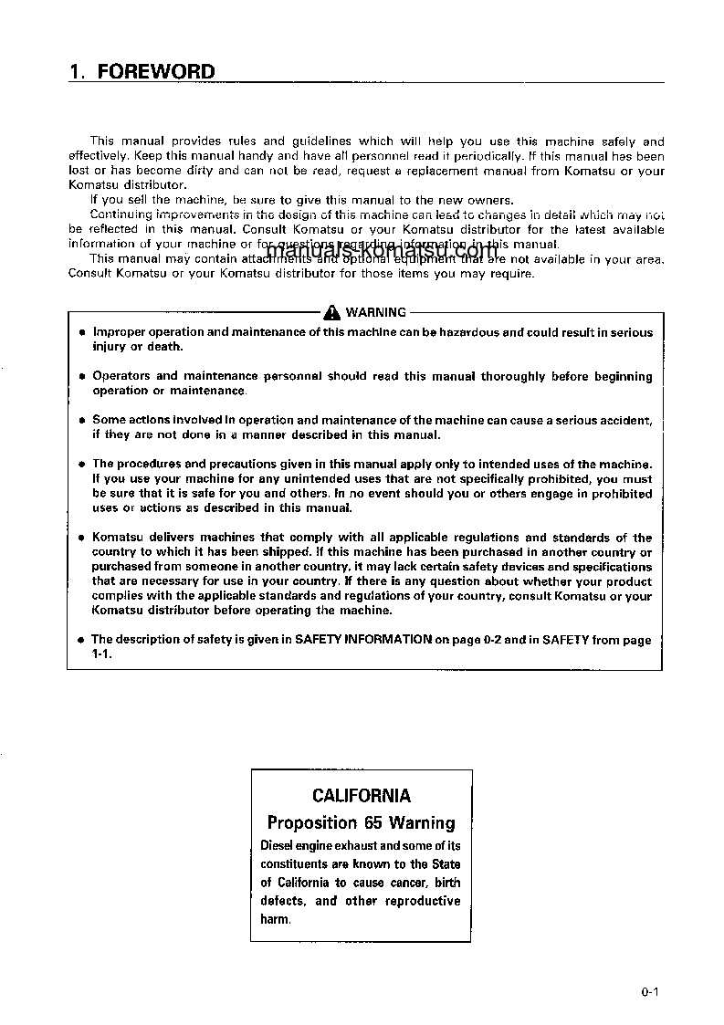 Protected: WA380-3(JPN) S/N 53001-54000 Operation manual (English)