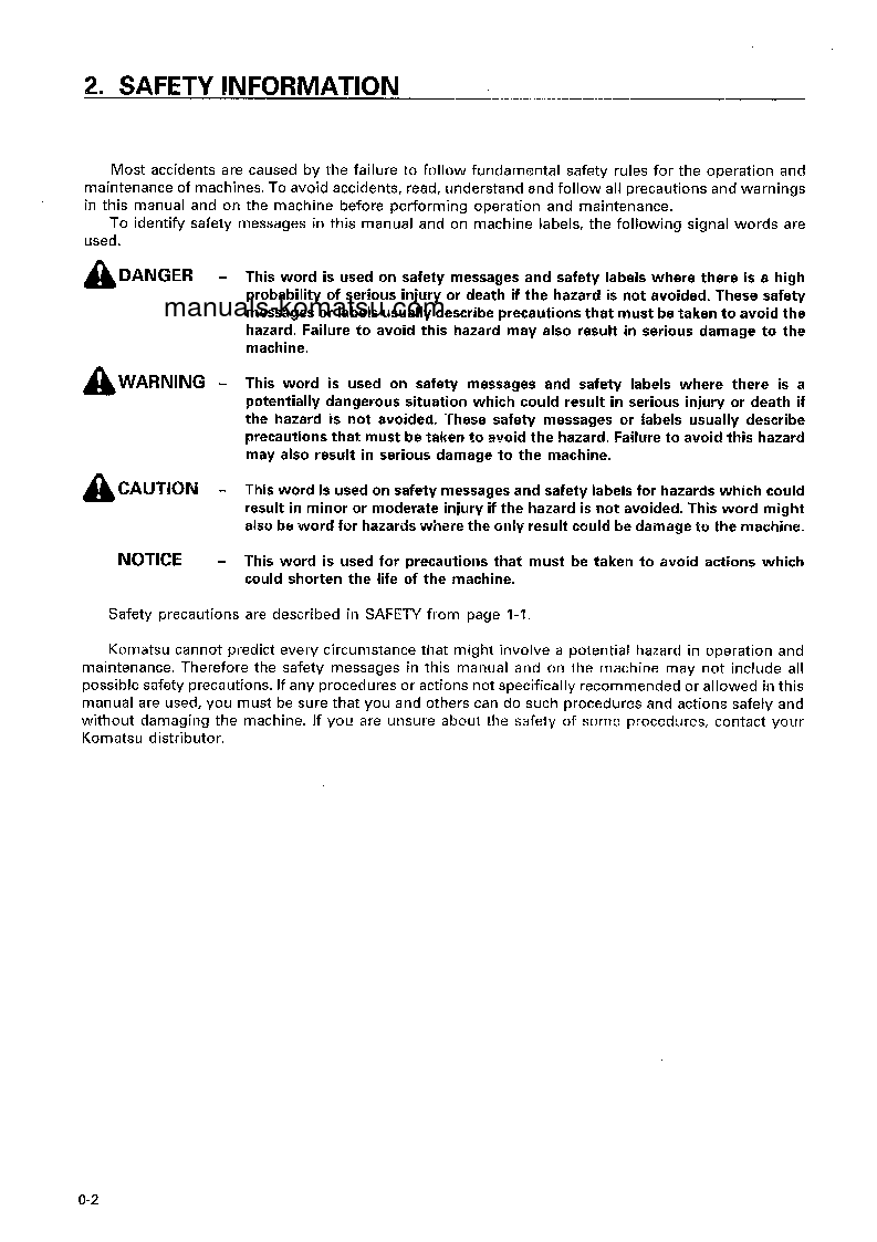 Protected: WA380-3(JPN) S/N 53001-54000 Operation manual (English)