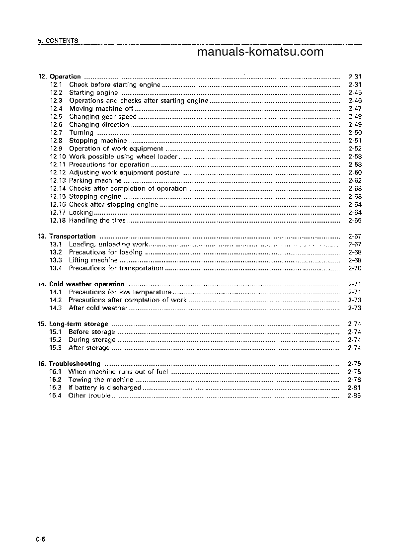 Protected: WA380-3(JPN) S/N 53001-54000 Operation manual (English)
