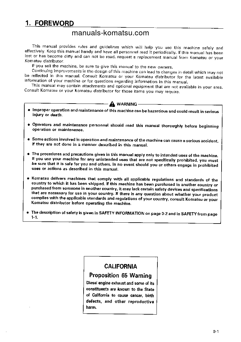 Protected: WA320-3(JPN) S/N 53001-54000 Operation manual (English)