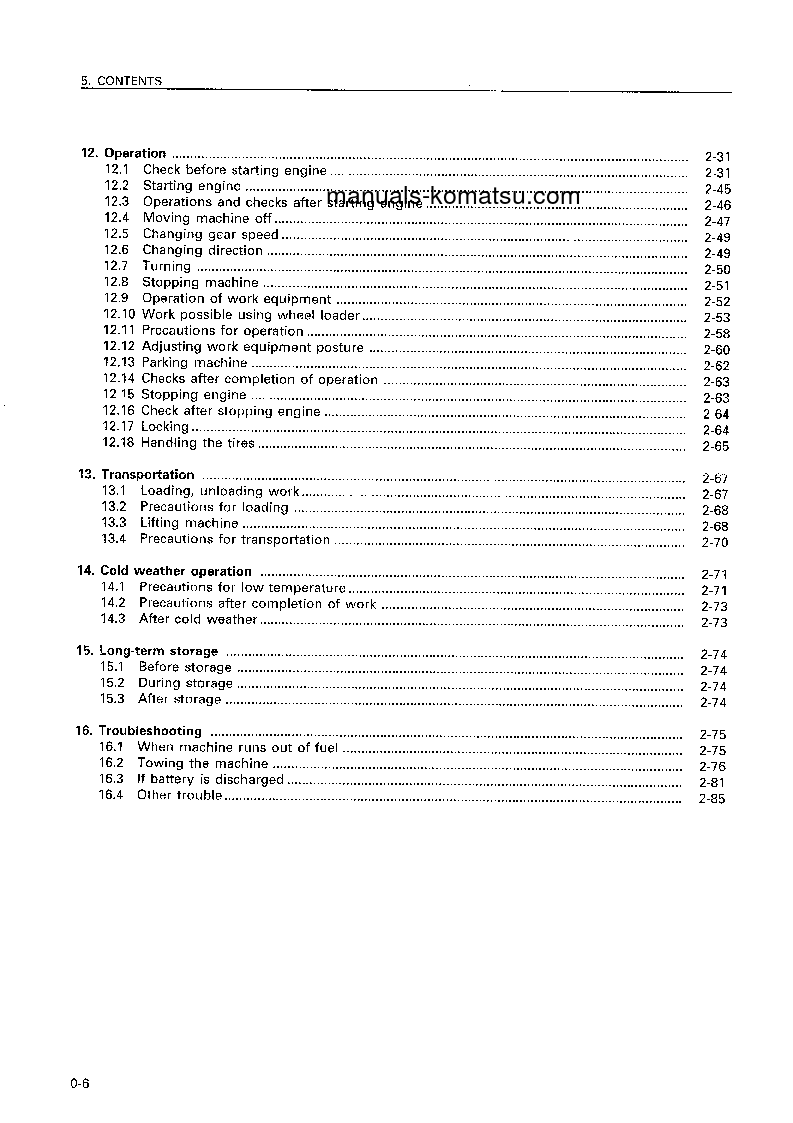 Protected: WA320-3(JPN) S/N 53001-54000 Operation manual (English)