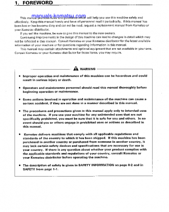 BR200R-1(JPN) S/N 1001-UP Operation manual (English)