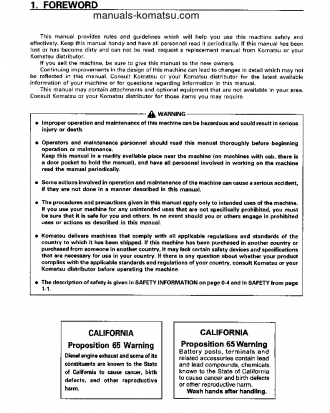 D475A-2(JPN) S/N 10365-UP Operation manual (English)