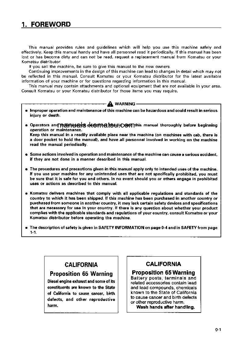 Protected: D575A-2(JPN)-SUPER DOZER S/N 10042-UP Operation manual (English)