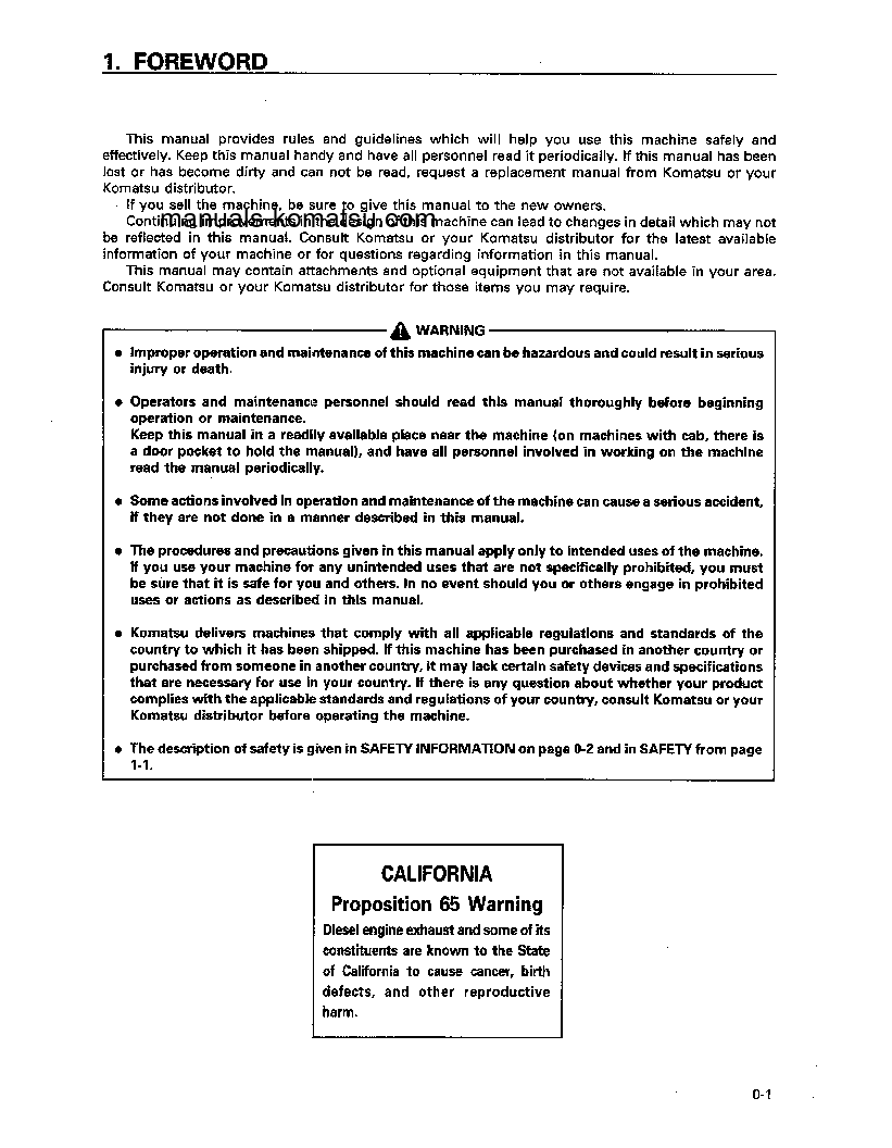 Protected: D41P-6(BRA) S/N B20501-B30000 Operation manual (English)