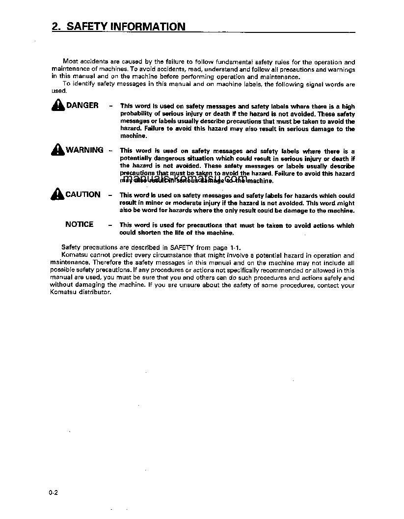 Protected: D41P-6(BRA) S/N B20501-B30000 Operation manual (English)