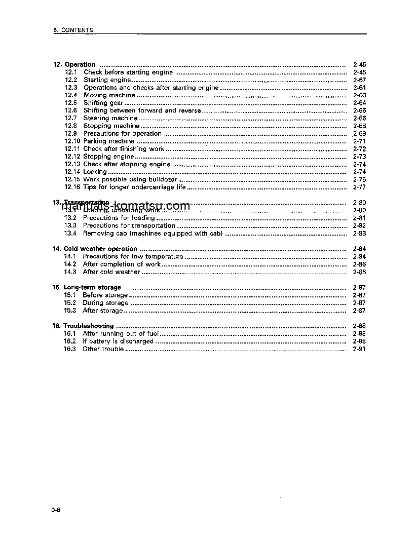 Protected: D41P-6(BRA) S/N B20501-B30000 Operation manual (English)