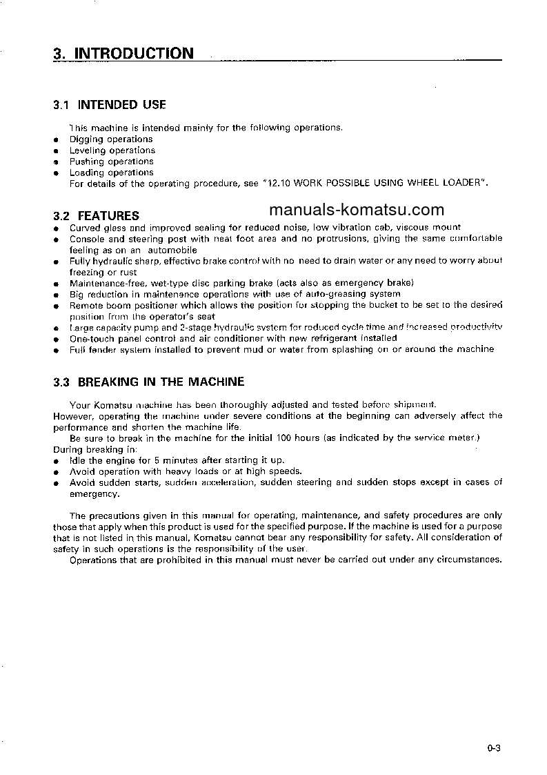 Protected: WA470-3(JPN) S/N 53001-54000 Operation manual (English)