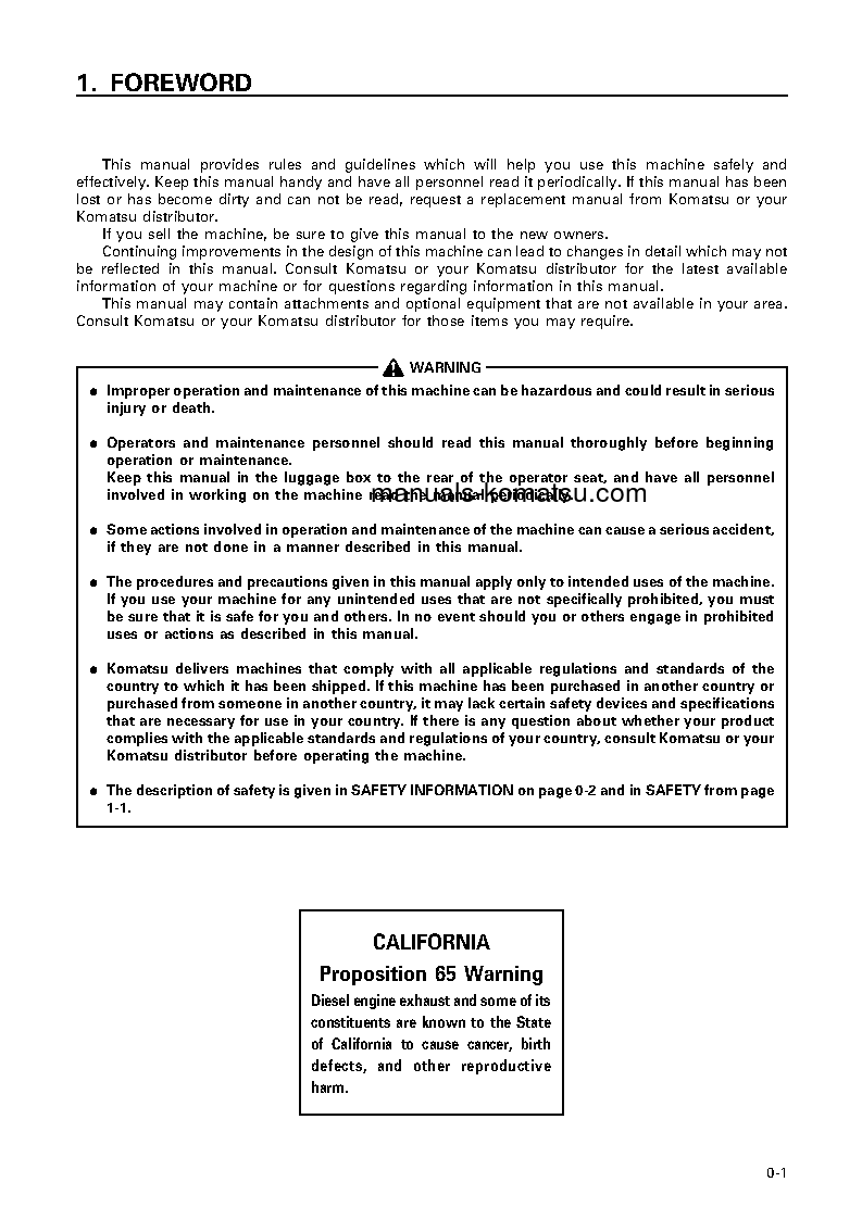 Protected: PC300LC-6(JPN) S/N 33466-UP Operation manual (English)