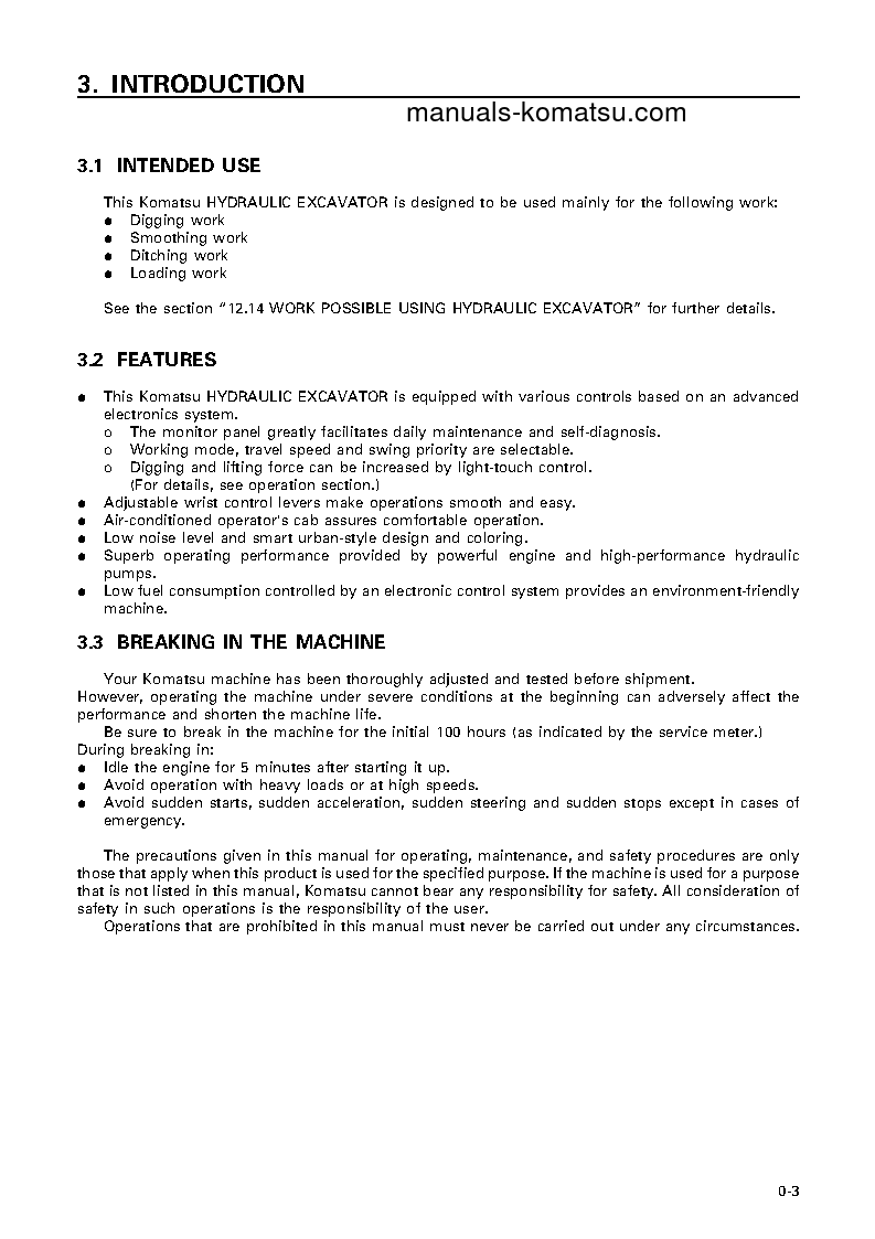 Protected: PC300LC-6(JPN) S/N 33466-UP Operation manual (English)
