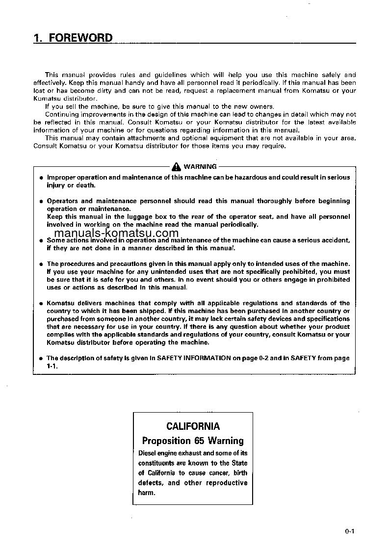 Protected: PC400LC-6(JPN) S/N 32250-32487 Operation manual (English)