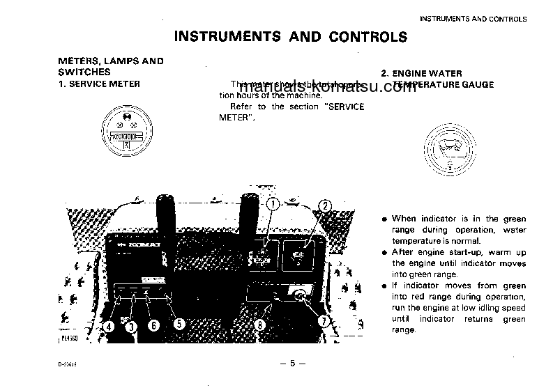 Protected: D20A-6(JPN) S/N 60001-UP Operation manual (English)
