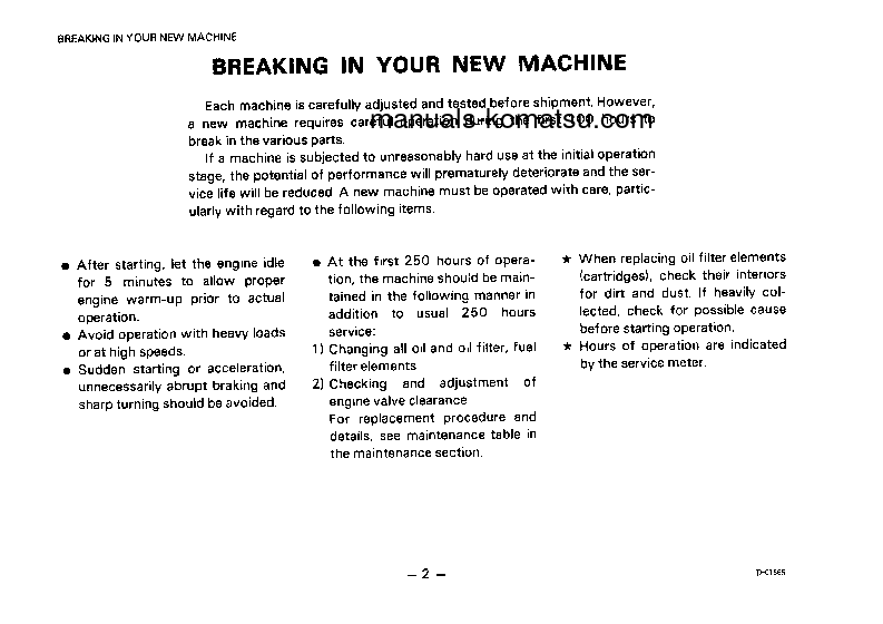 Protected: D20A-6(JPN)-TRIMMING DOZER S/N 62544-UP Operation manual (English)