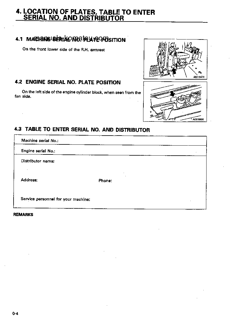 Protected: D58P-1(JPN)-POWER ANGLE AND TILT DOZER S/N 81424-UP Operation manual (English)