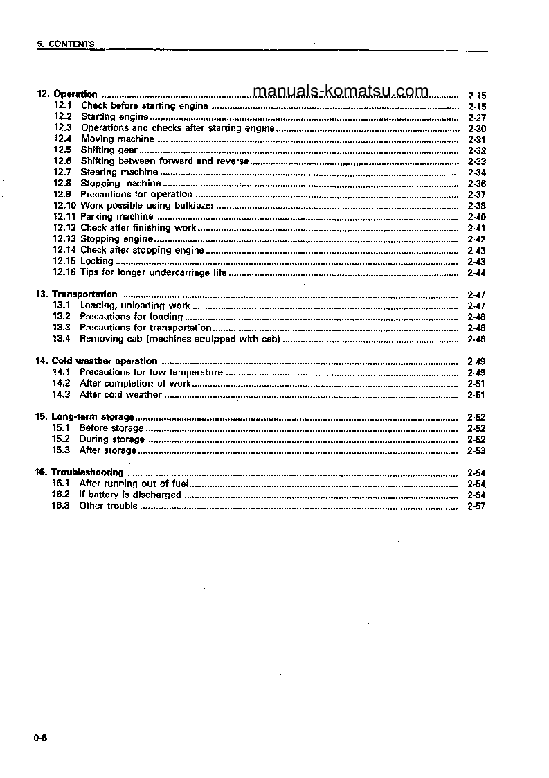 Protected: D58P-1(JPN)-POWER ANGLE AND TILT DOZER S/N 81424-UP Operation manual (English)