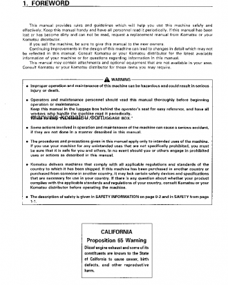 PC750LC-6(JPN) S/N 10239-UP Operation manual (English)