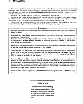 D155AX-3(JPN) S/N 60280-UP Operation manual (English)