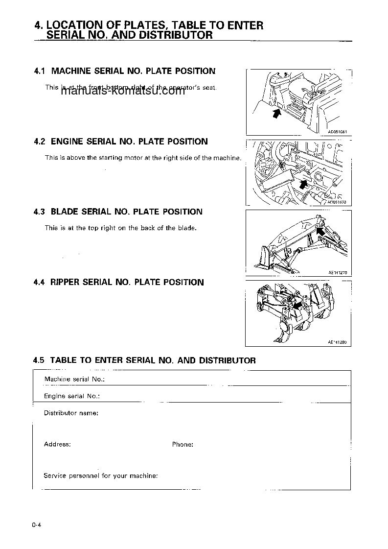 Protected: D155AX-3(JPN) S/N 60280-UP Operation manual (English)
