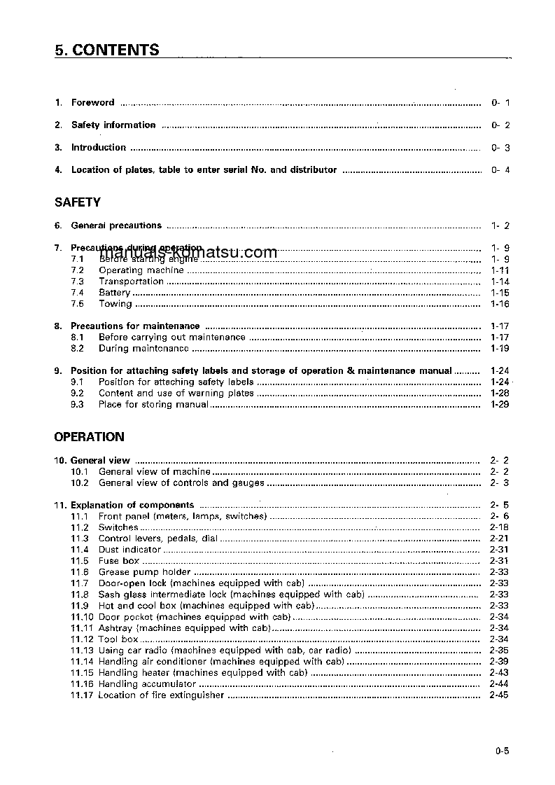 Protected: D155AX-3(JPN) S/N 60280-UP Operation manual (English)