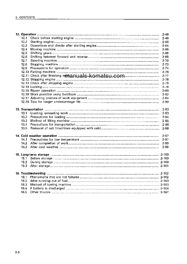 Protected: D155AX-3(JPN) S/N 60280-UP Operation manual (English)