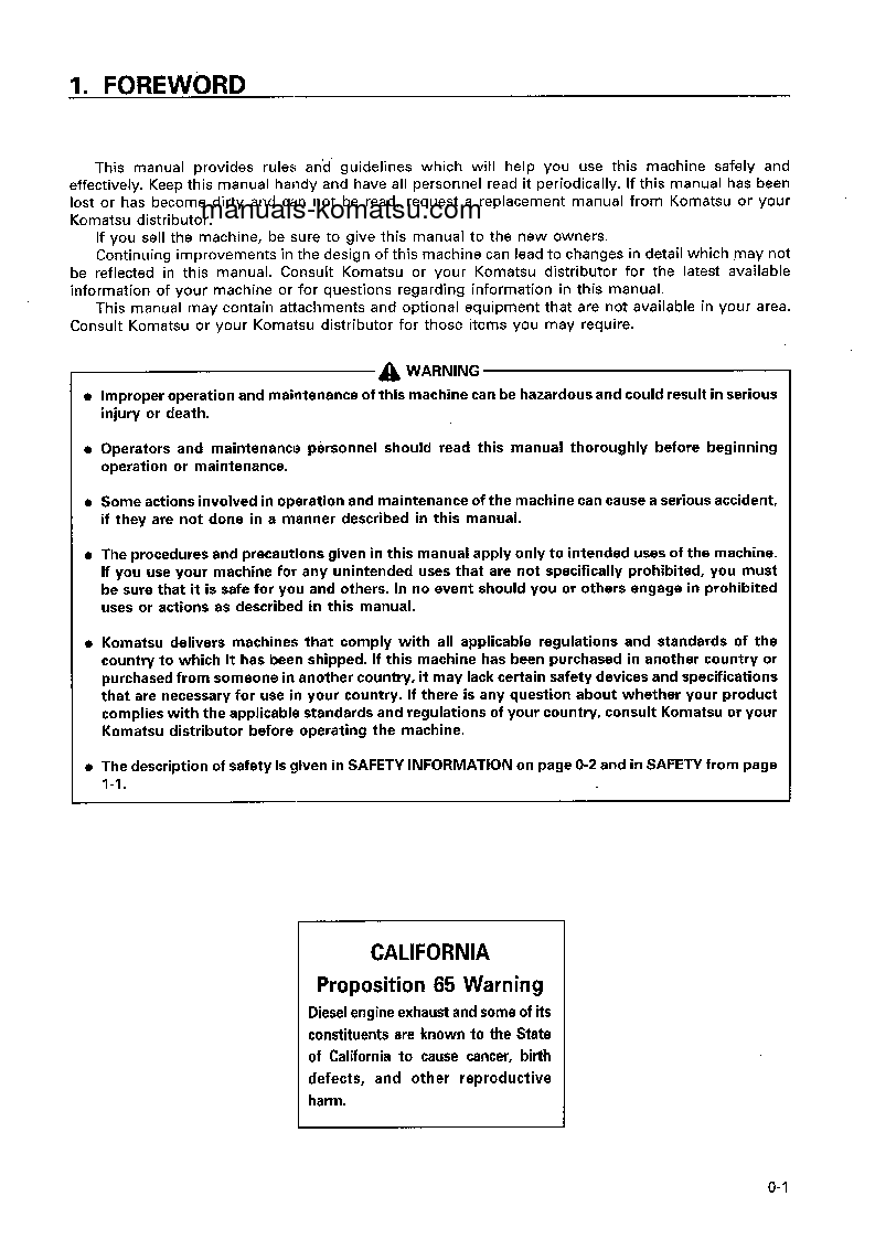 Protected: HD255-5(JPN) S/N 1001-1200 Operation manual (English)