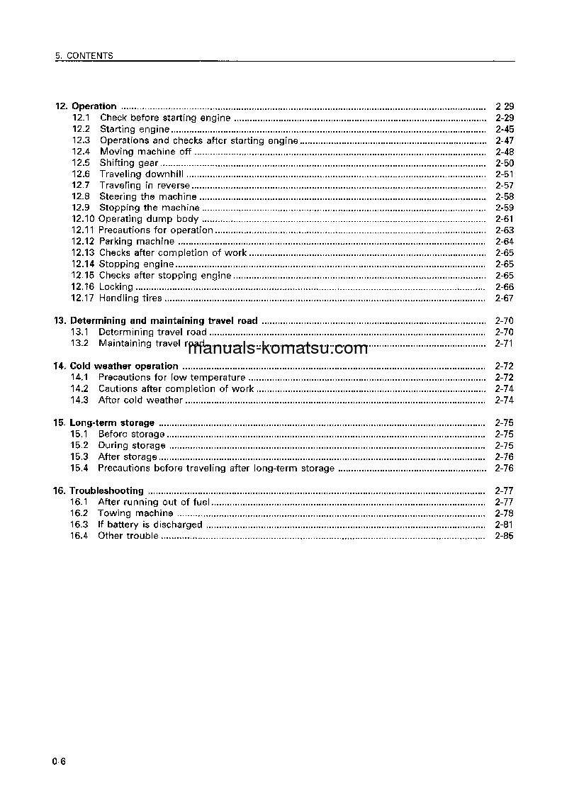 Protected: HD255-5(JPN) S/N 1001-1200 Operation manual (English)