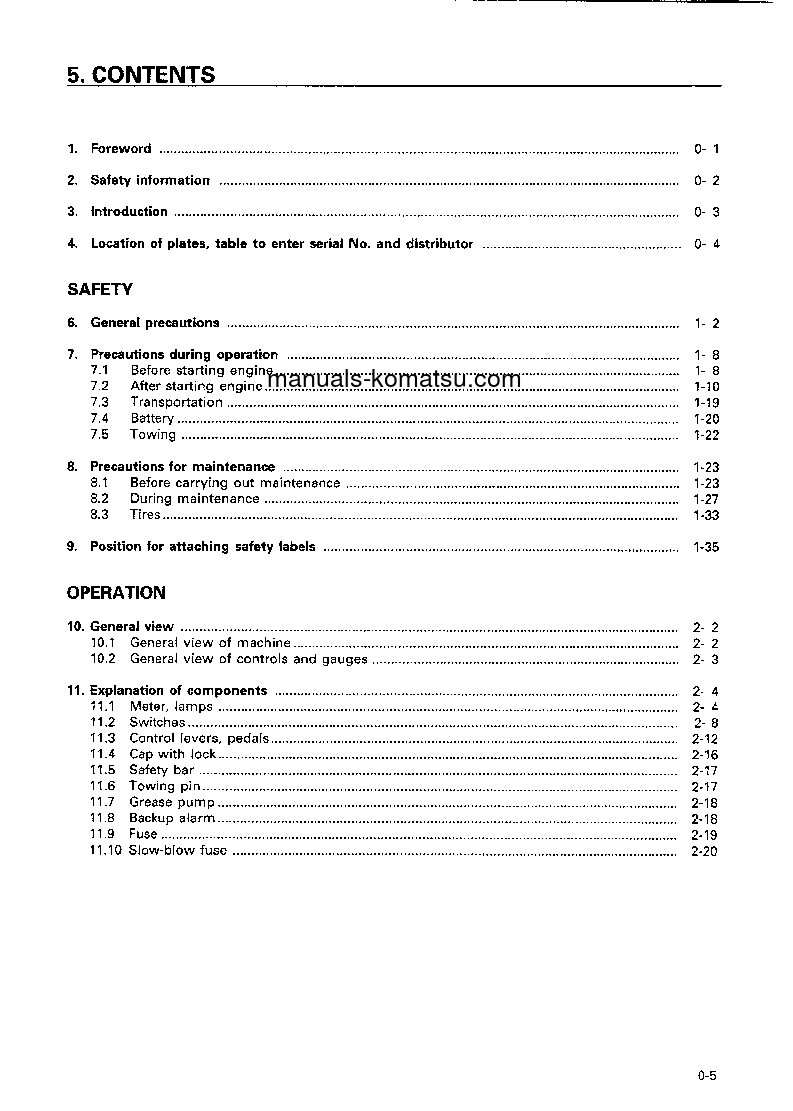 Protected: WA320-3(JPN)-CUSTOM S/N 50001-50402 Operation manual (English)