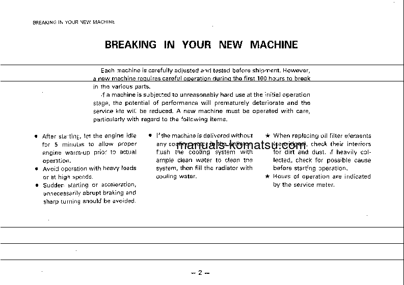 Protected: D65P-8(JPN) S/N 45001-UP Operation manual (English)