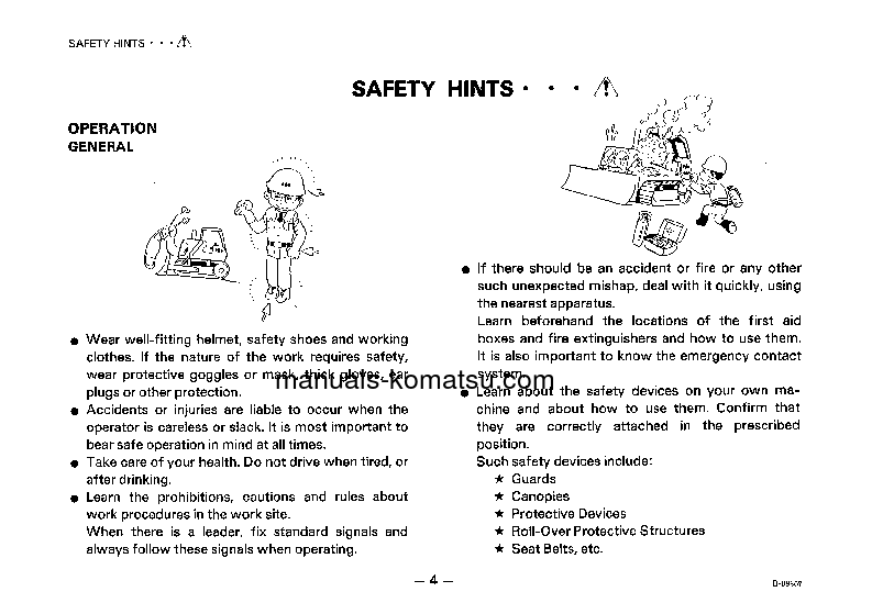 Protected: D65A-8(JPN) S/N 45319-UP Operation manual (English)