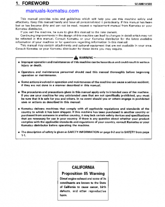 WA500-3(JPN) S/N 50001-UP Operation manual (English)