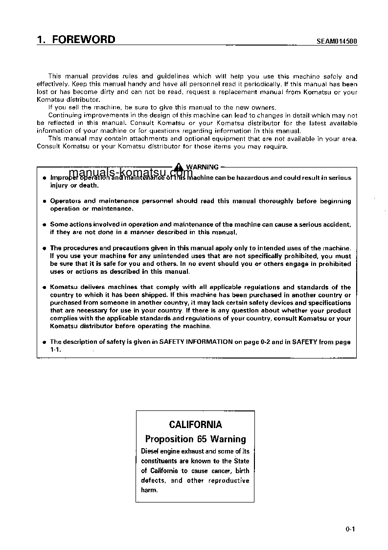 Protected: WA500-3(JPN) S/N 50001-UP Operation manual (English)