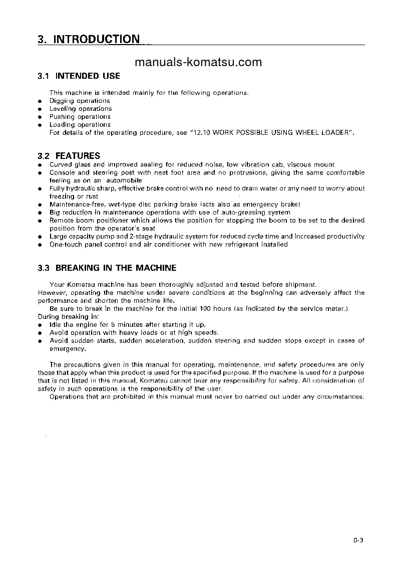 Protected: WA500-3(JPN) S/N 50001-UP Operation manual (English)