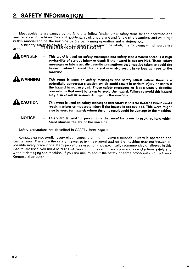 Protected: WA450-3(JPN)-LL S/N 50305-53000 Operation manual (English)