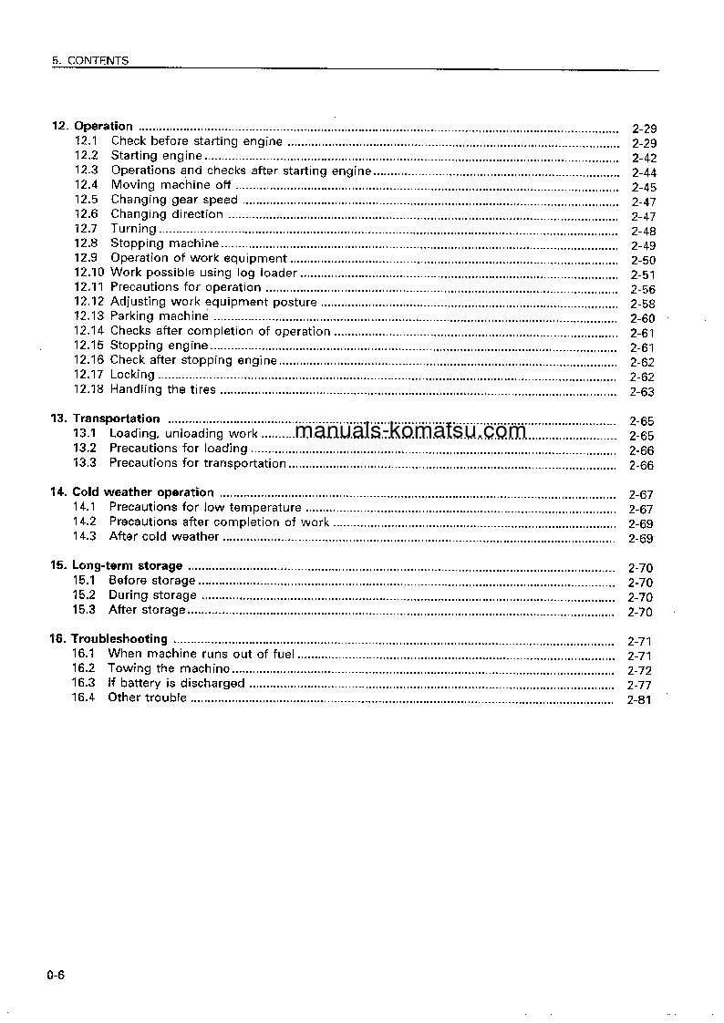 Protected: WA450-3(JPN)-LL S/N 50305-53000 Operation manual (English)