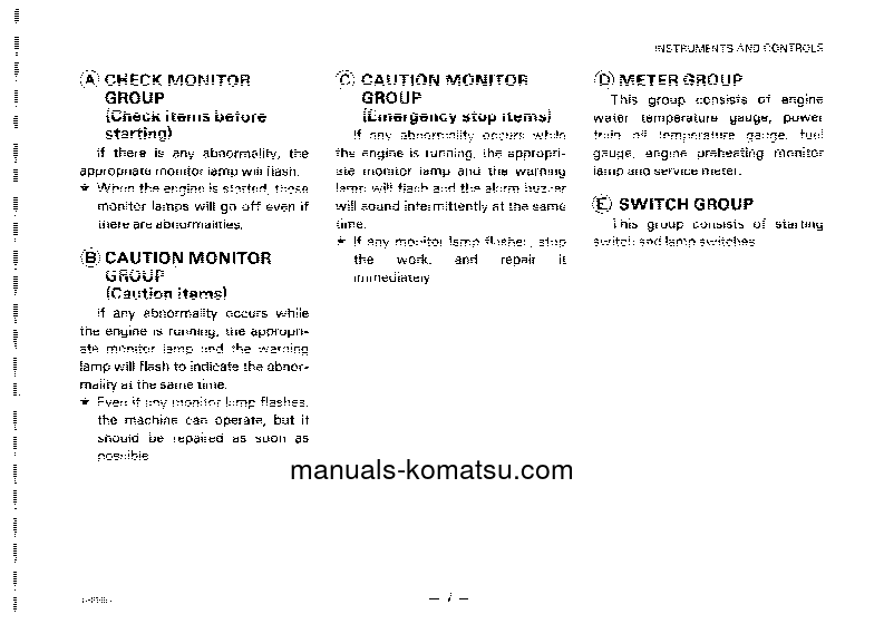 Protected: D85A-21(JPN) S/N 35001-37306 Operation manual (English)