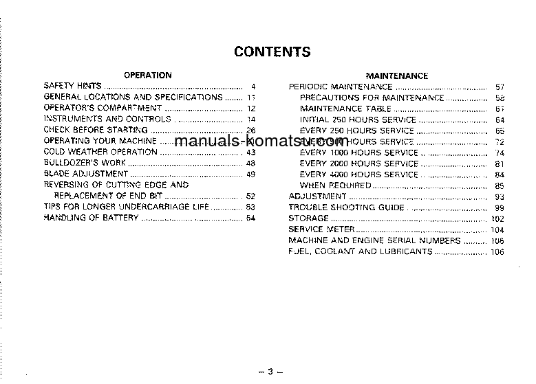 Protected: D85A-21(JPN)-B S/N 35063-UP Operation manual (English)