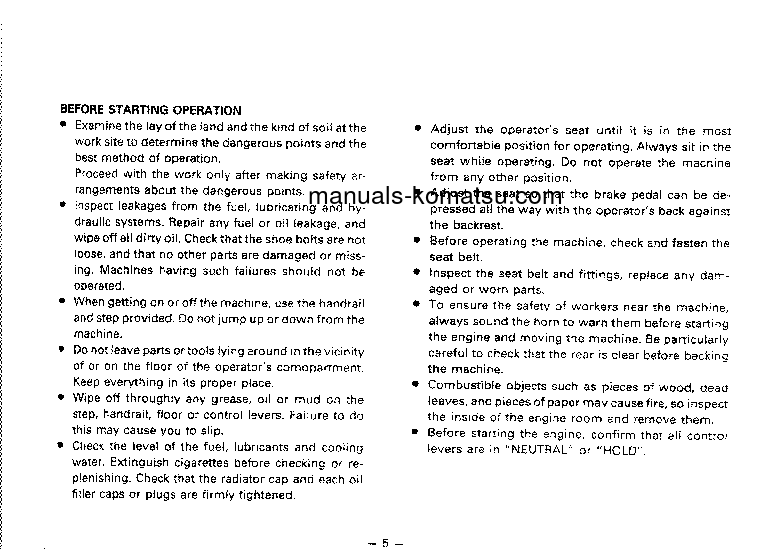 Protected: D85A-21(JPN)-B S/N 35063-UP Operation manual (English)