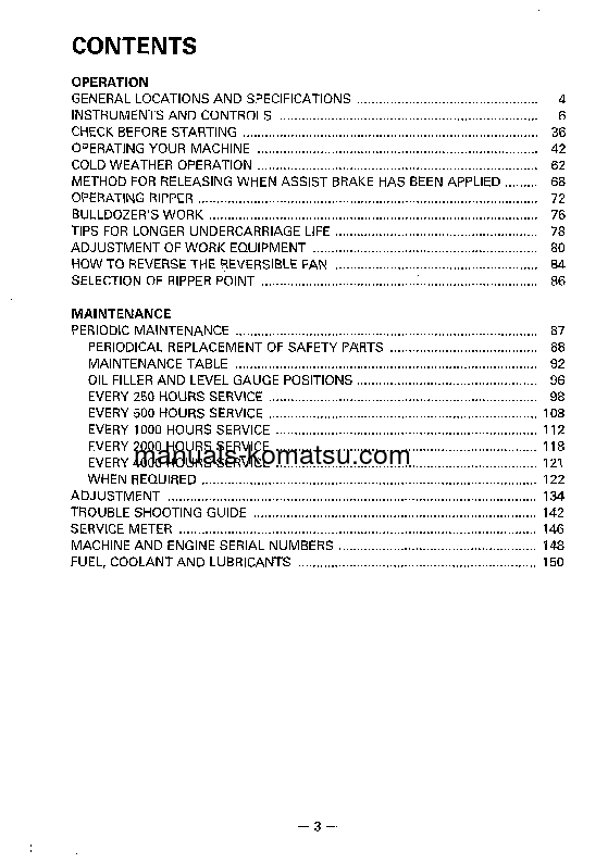 Protected: D135A-2(JPN) S/N 10301-UP Operation manual (English)