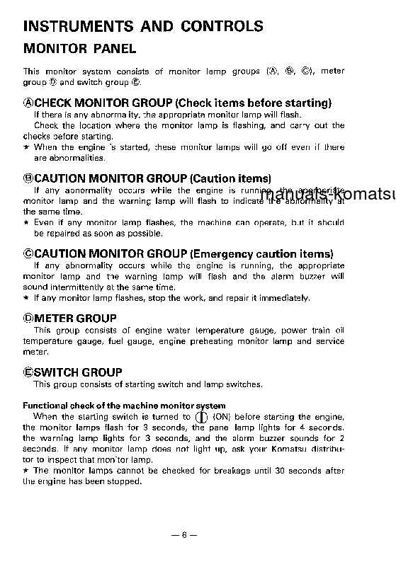 Protected: D135A-2(JPN) S/N 10301-UP Operation manual (English)