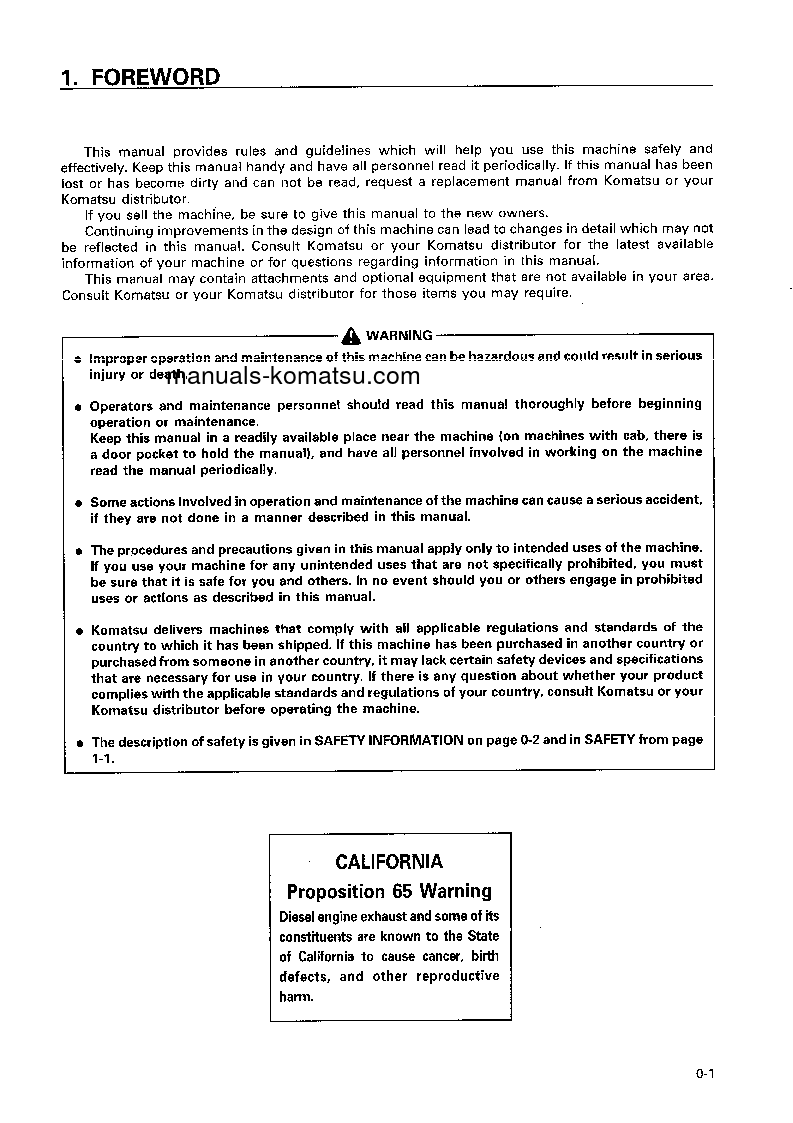 Protected: D41A-6(JPN) S/N 20501-UP Operation manual (English)