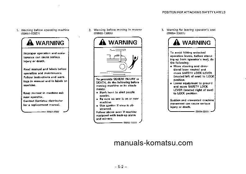 Protected: D155A-2(JPN) S/N 53135-UP Operation manual (English)