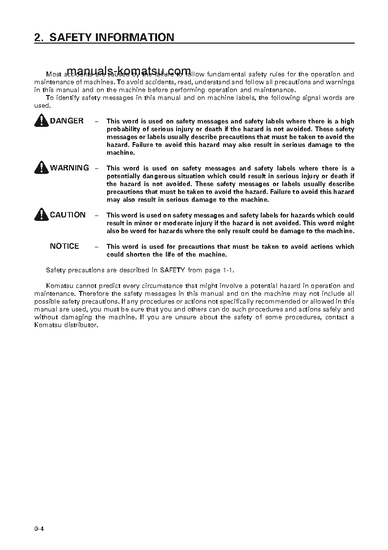 Protected: PC1100LC-6(JPN) S/N 10115-UP Operation manual (English)