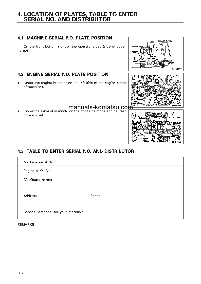 Protected: PC1100LC-6(JPN) S/N 10115-UP Operation manual (English)