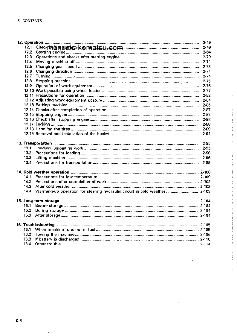 Protected: WA600-3(JPN) S/N 50001-50127 Operation manual (English)
